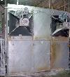  Front view of oven showing two fans for air circulation